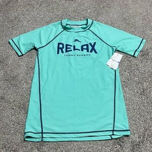 NWT Boy’s Tommy Bahama UPF 50 Rash Guard Size XL